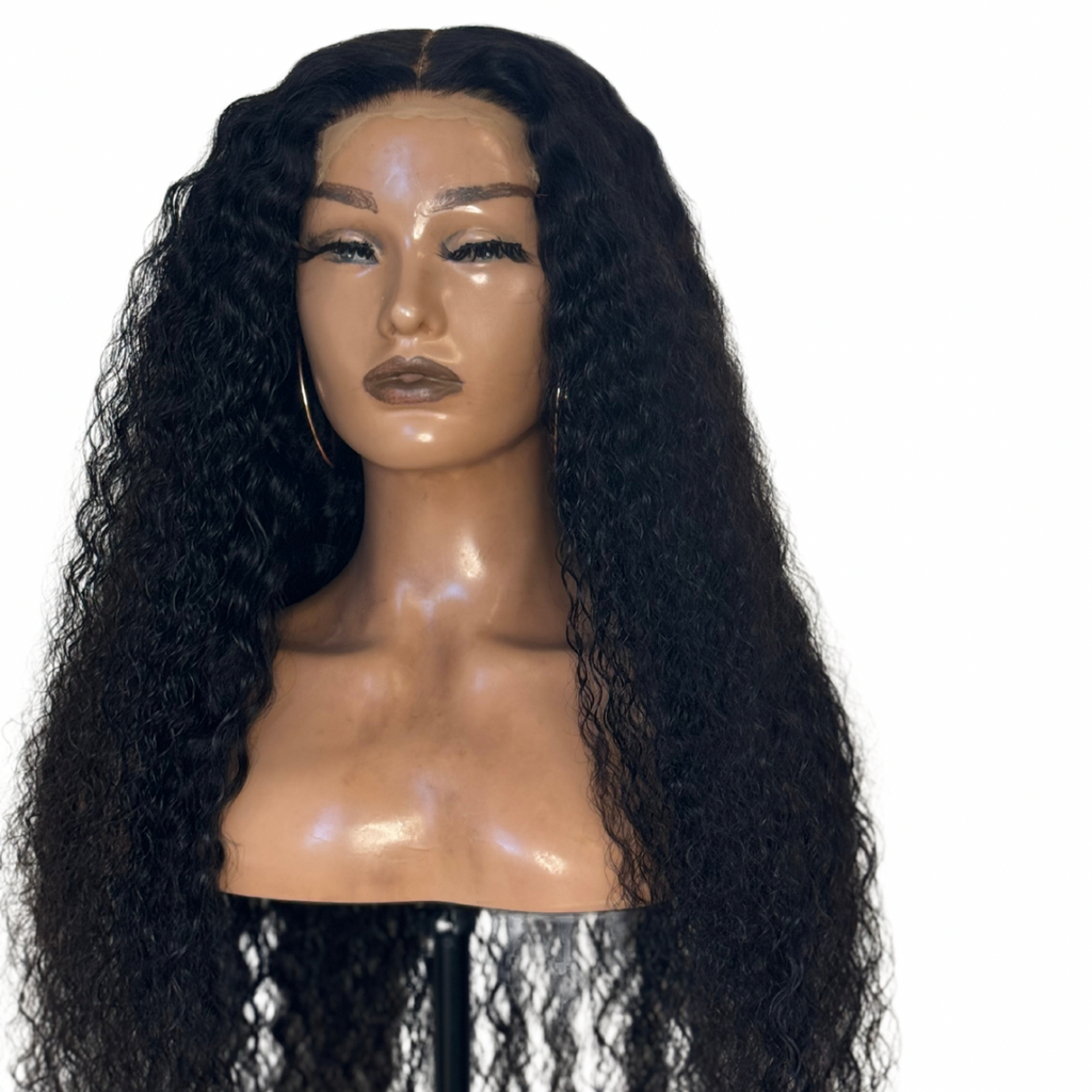 karla deep wave 5*5 HD lace human hair wig