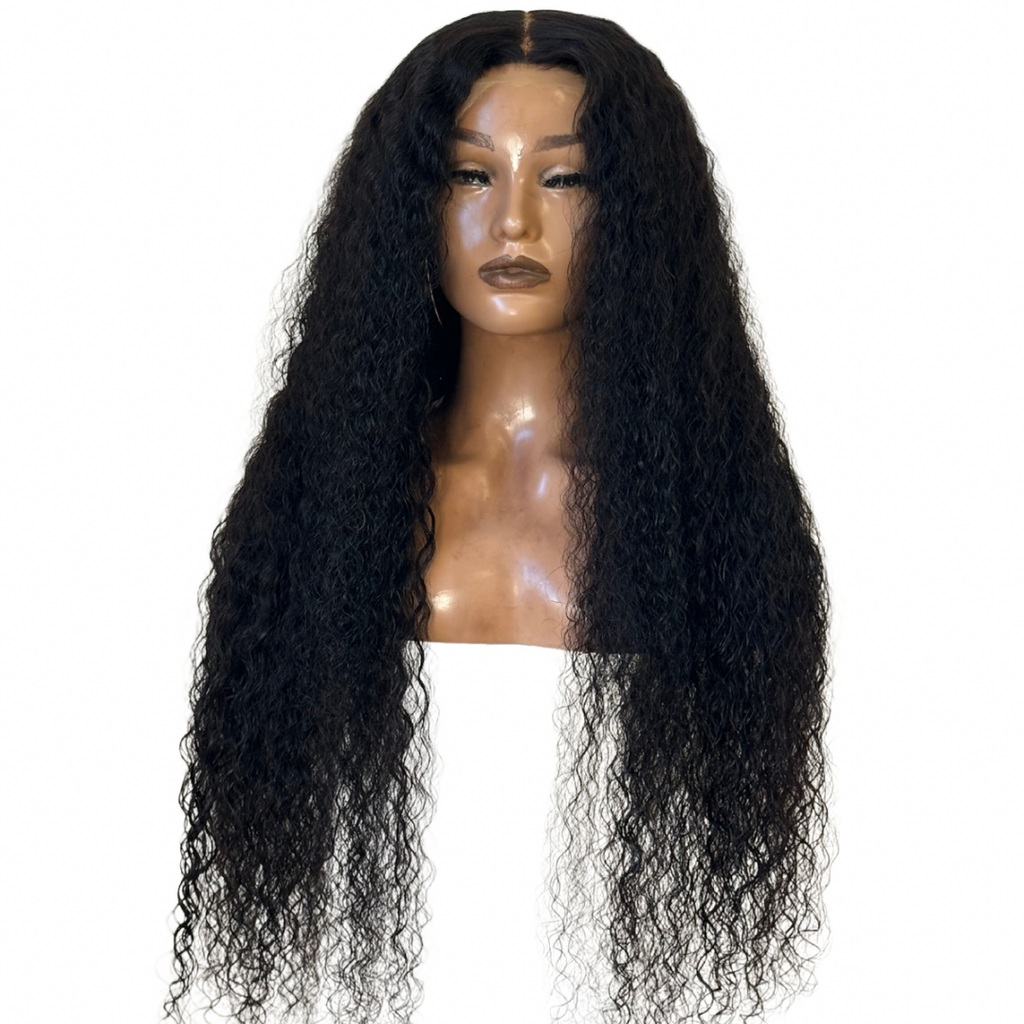 karla deep wave 5*5 HD lace human hair wig