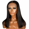 Amaka Straight Black Bob Wigs Human Hair Wig, right side picture