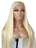 DIVA STRAIGHT BLOND HD Lace Human Hair wig,front page close up