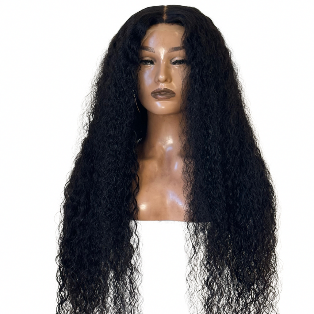 karla deep wave 5*5 HD lace human hair wig