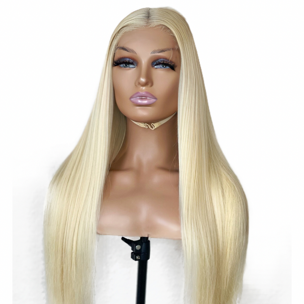 DIVA STRAIGHT BLOND HD Lace Human Hair wig, front picture