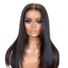 Brandy 90s Inspired Black silky straight 22 inches 100% Human Hair Wig,front picture